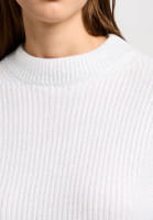 Sweater with metallic coating