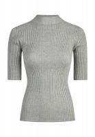 Ribbed turtleneck sweater