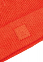Strickmütze mit tonalem Badge