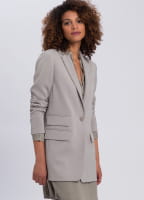 Longblazer aus knitterfreiem Material