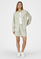 Hemdjacke mit Falten