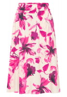 Midirock mit Blumendruck