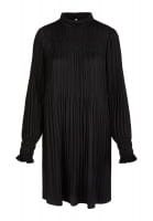Kleid mit partiellem Plissee