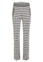 Trousers with houndstooth pattern