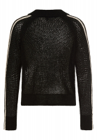 Strickjacke aus Netz-Struktur