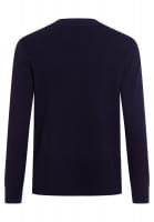 Rundhals Pullover mit Logo-Stickerei