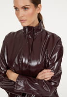 Jacke aus veganem Lackleder