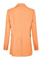 Longblazer aus mattem Komfortsatin
