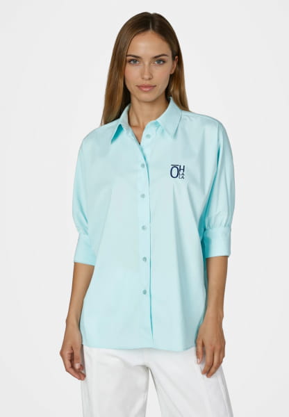 Oversized shirt with 3/4 sleeves