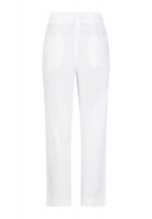 Cropped trousers with piping