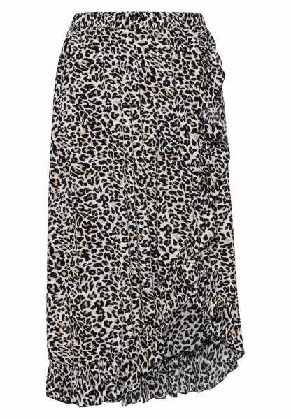 Skirt in leopard design