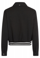 Jacke mit Kontrastbund