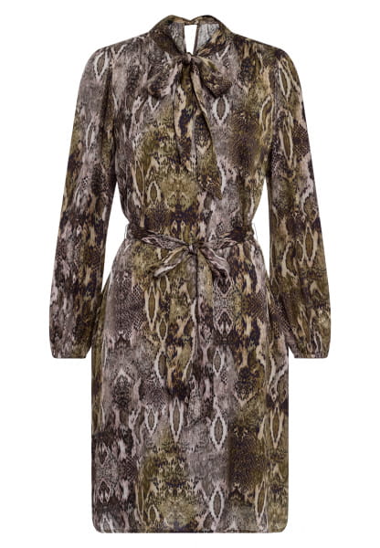 Kleid mit Snake Print