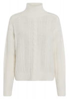 Zopf-Pullover mit Turtleneck
