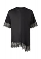 Shirt with lace