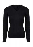 Sweater in sparkling rib knit