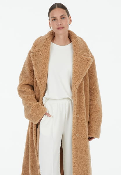 Teddy-look coat