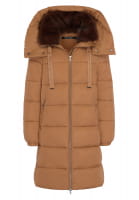 Puffer-Mantel mit Kapuze