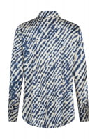 Shirt blouse with watercolor print