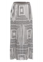 Graphic print maxi skirt