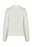 Strickjacke aus Bouclégarn