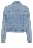 Jeansjacke mit mittelblauer Waschung