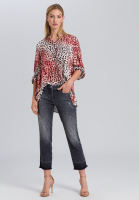 Blouse in leopard-style