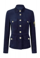 Jacke aus Stretch-Samt