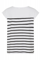 Shirt with stripes and sequins