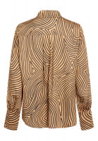 Bluse mit grafischem Print