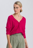 Cardigan with soft viscose content