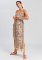 Maxi dress with Leo-print