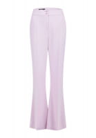Flared Hose aus mattem Komfortsatin