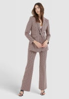 Flared Hose mit grafischem Print