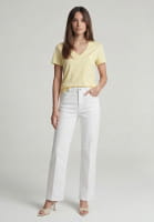 Shirt mit V-Auschnitt