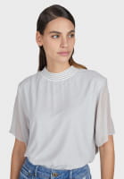 Blusenshirt aus fliessendem Chiffon