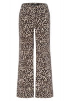 Jeans mit Leoprint