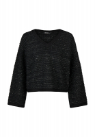 Sweater with a sparkling 3D look