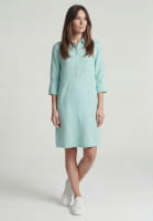 Leinenkleid mit Hemdkragen