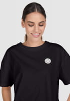 Shirt with smiley application