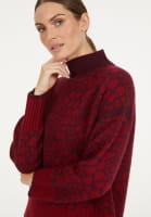Pullover mit zweifarbigem Jacquard