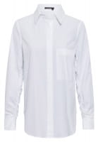 Cotton shirt with patch breast pocket