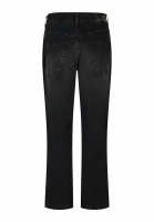Boyfriend Jeans mit Kordelstickerei
