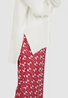 Pullover with ribbed hem