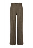 Hose aus Multicolor-Jersey mit weitem Bein