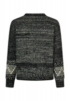 Sweater with abstract pattern