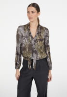 Bluse mit Snake Print