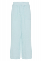 verkürzte Leinenhose