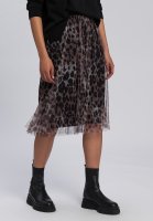 Tulle skirt with Leo print