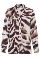 Bluse mit abtraktem Animalprint